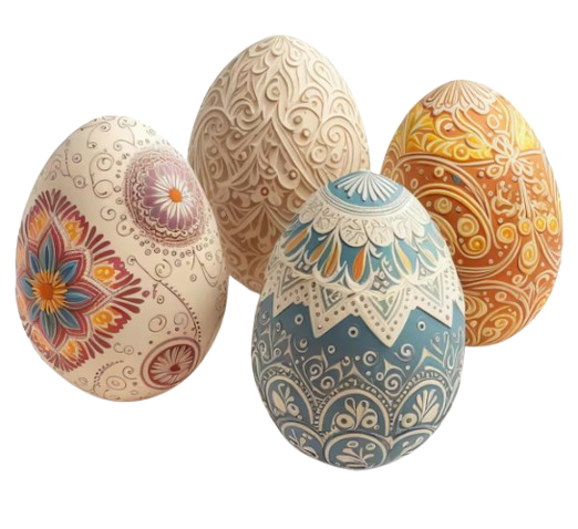 Decorative Easter Egg Set